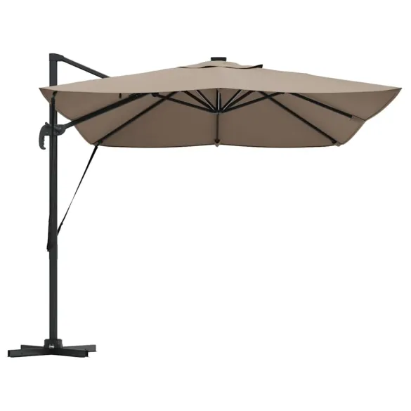 Umbrelă Cantilever Roma cu LED-uri pentru Exterior