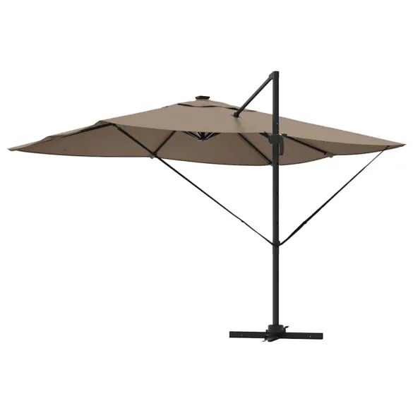 Umbrelă Cantilever Roma cu LED-uri pentru Exterior