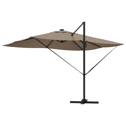 Umbrelă Cantilever Roma cu LED-uri pentru Exterior