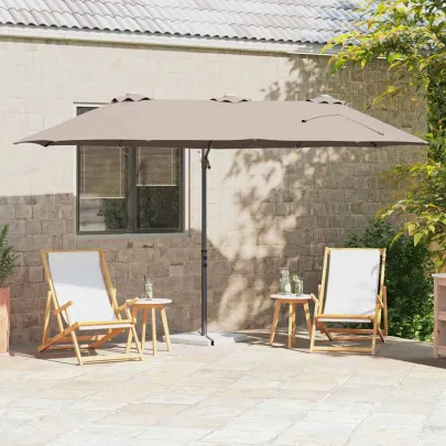 Parasol Cantilever Grădină cu Blocare | Livrare Gratuită