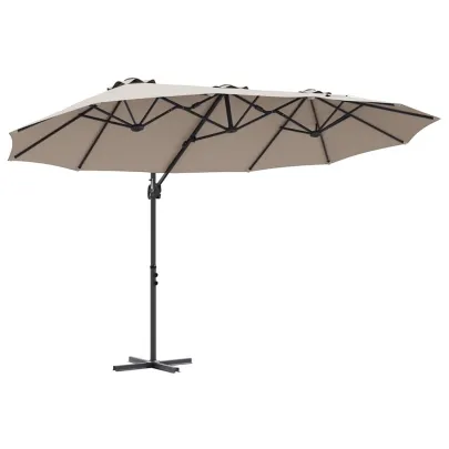 Parasol Cantilever Grădină cu Blocare | Livrare Gratuită