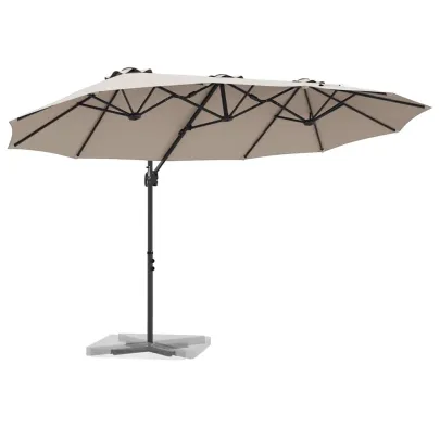 Parasol Cantilever Grădină cu Blocare | Livrare Gratuită