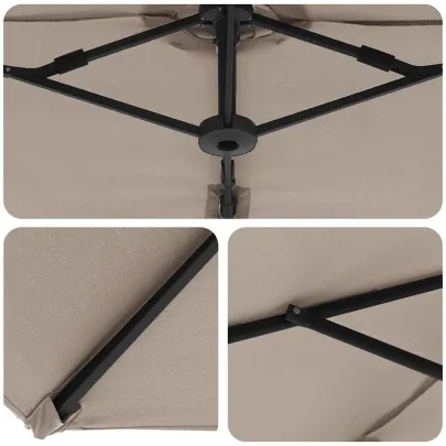 Parasol Cantilever Grădină cu Blocare | Livrare Gratuită