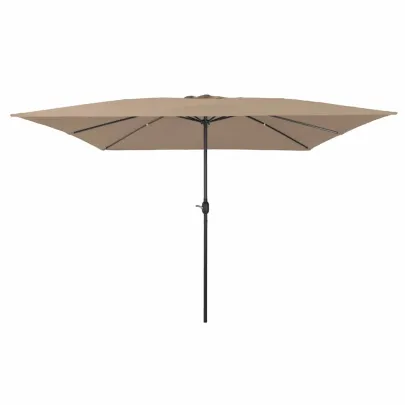 Umbrelă Pătrată Grădină 295x245 cm Gri Taupe - Livrare Gratuită