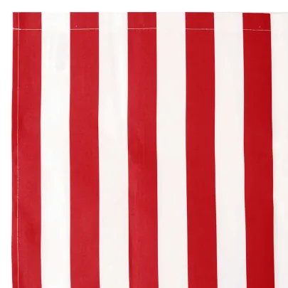 Țesătură Marchiză Roșu-Alb 3.5x2 m | Protecție UV