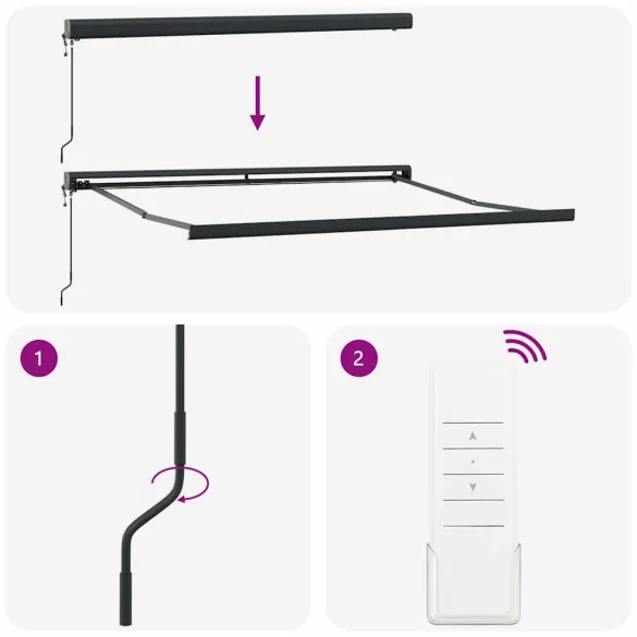 Marchiză Automată Retractabilă pentru Exterior 350x250 cm