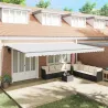 Copertină Retractabilă Automată Albă 600x350 cm