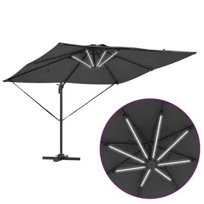 Parasol Roma Brat Articulat Aluminiu | Livrare Gratuita