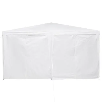 Tenda de Petrecere Alba, 4x4m cu 8 Pereți | Livrare Gratuită