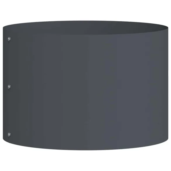 Ghivece Metalice Antracit - Set 5 Bucăți pentru Grădină