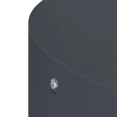 Ghivece Metalice Antracit - Set 5 Bucăți pentru Grădină