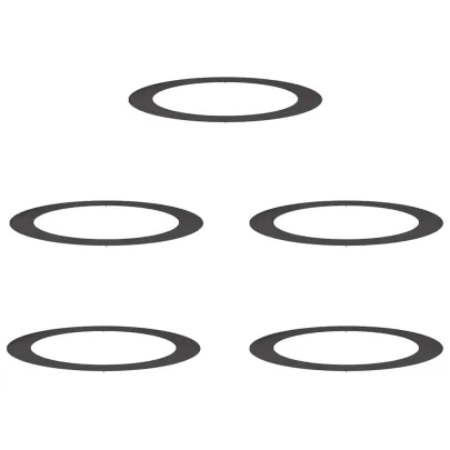 Set Ghivece Negre Plastic | Interior & Exterior | Livrare Gratuită