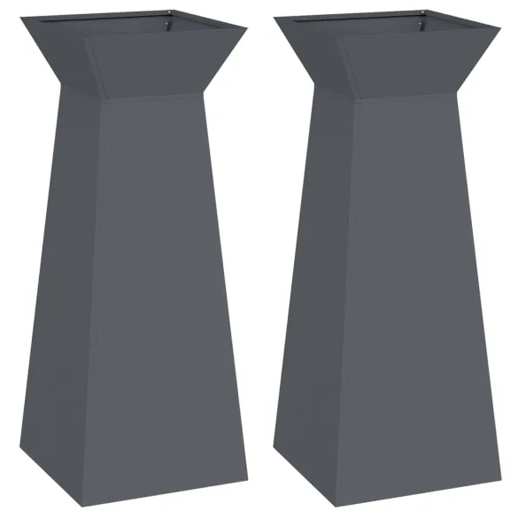 Suport Plante Antracit Plastic Interior/Exterior 40x40x101 cm