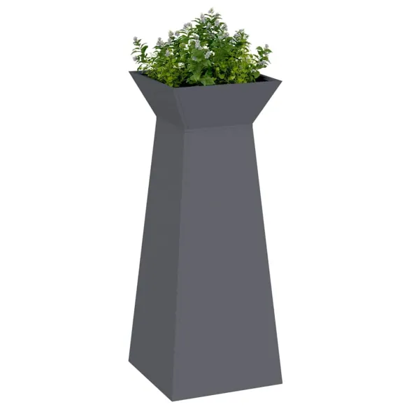 Suport Plante Antracit Plastic Interior/Exterior 40x40x101 cm