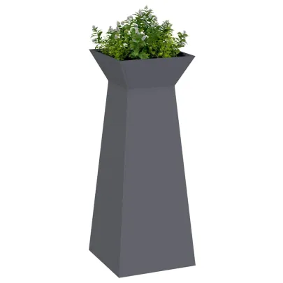Suport Plante Antracit Plastic Interior/Exterior 40x40x101 cm