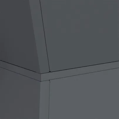 Suport Plante Antracit Plastic Interior/Exterior 40x40x101 cm