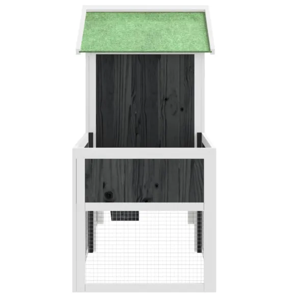 Cușcă Iepuri Exterior Lemn Masiv 170x63x113 cm | Livrare Gratuită