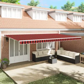Cortină Retractabilă 6x3.5m - Protecție Soare și Ploaie | Livrare Gratuită