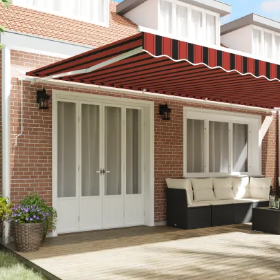 Cortină Retractabilă 6x3.5m - Protecție Soare și Ploaie | Livrare Gratuită