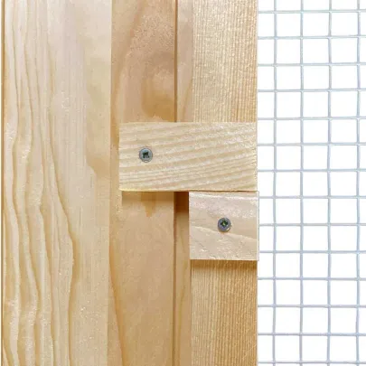 Coadă de Găini din Lemn Masiv de Pin - 75x59x60 cm