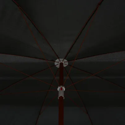 Umbrelă de Soare Grădină Oțel Antracit 300 cm | Livrare Gratuită