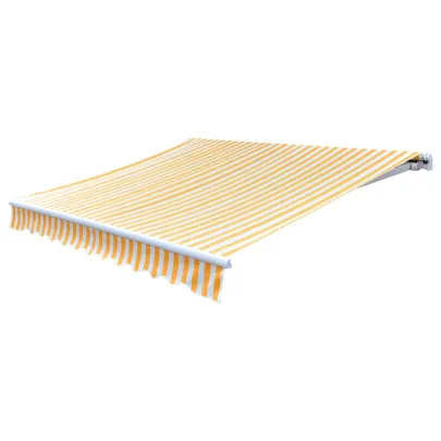 Pânză Copertină Galben-Alb 3x2,5m - Protecție UV