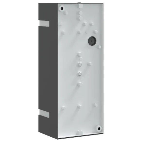 Corpuri Iluminat Exterior Perete 2 buc - Argintiu Oțel Inox