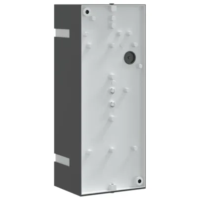 Corpuri Iluminat Exterior Perete 2 buc - Argintiu Oțel Inox