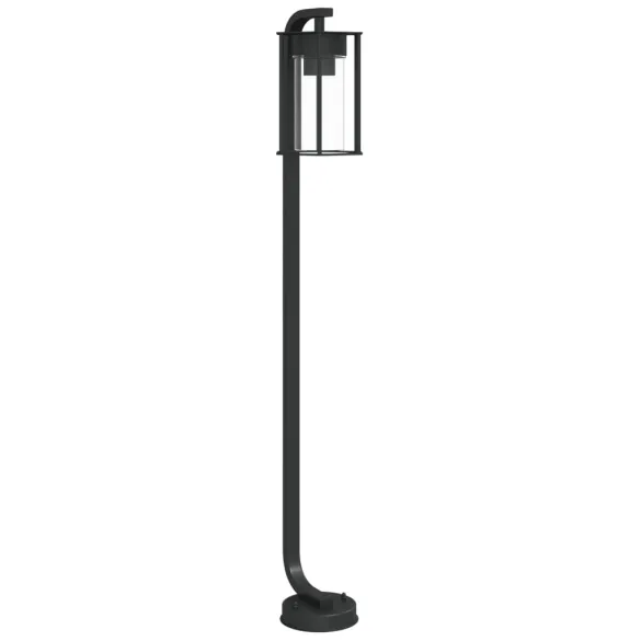 Lampă Exterior Podea Negru Oțel Inoxidabil 100 cm