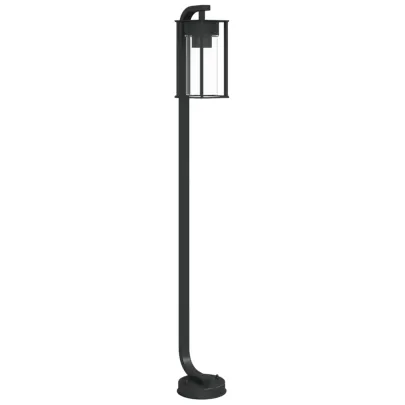 Lampă Exterior Podea Negru Oțel Inoxidabil 100 cm