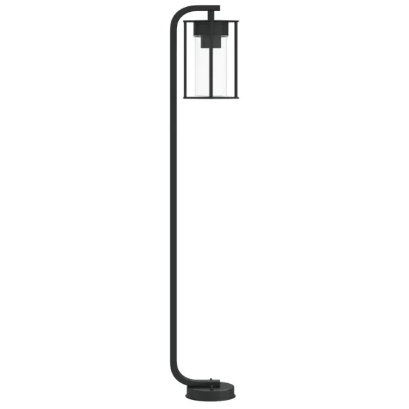 Lampă Exterior Podea Negru Oțel Inoxidabil 100 cm