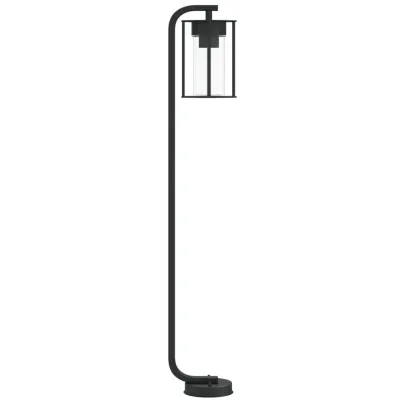 Lampă Exterior Podea Negru Oțel Inoxidabil 100 cm
