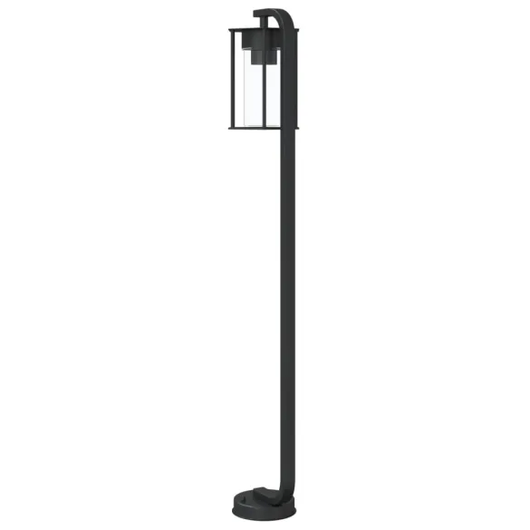 Lampă Exterior Podea Negru Oțel Inoxidabil 100 cm