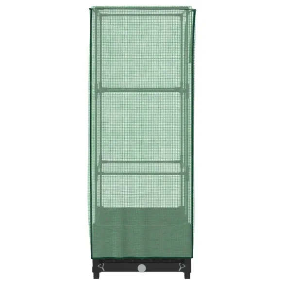 Strat Înălțat cu Seră Ratan - Cultivă Legume și Ierburi