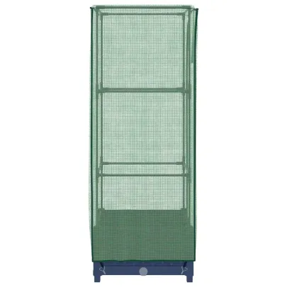 Strat Înălțat cu Seră Ratan - Protecție Plantă