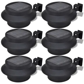 Set 6 Lămpi Solare pentru Gard | Negru | Livrare Gratuită 2