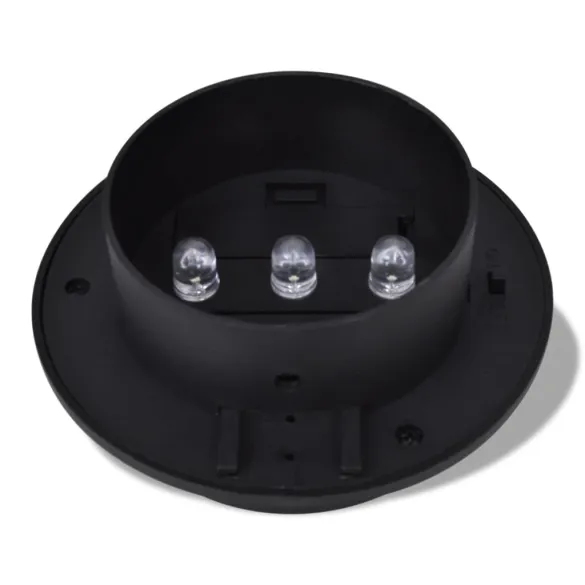 Set 6 Lămpi Solare pentru Gard | Negru | Livrare Gratuită