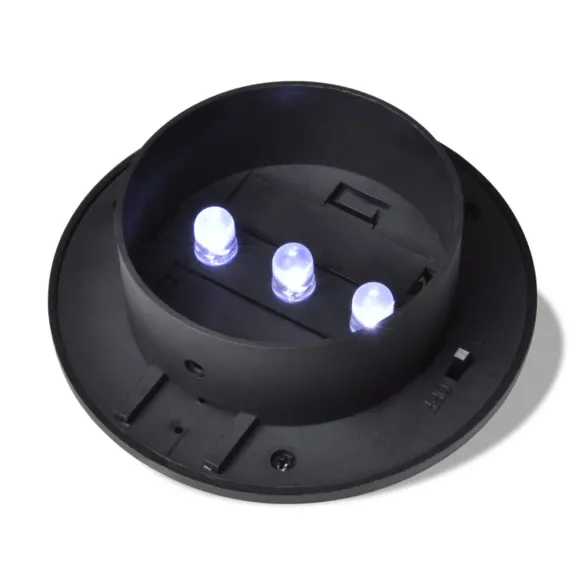 Set 6 Lămpi Solare pentru Gard | Negru | Livrare Gratuită