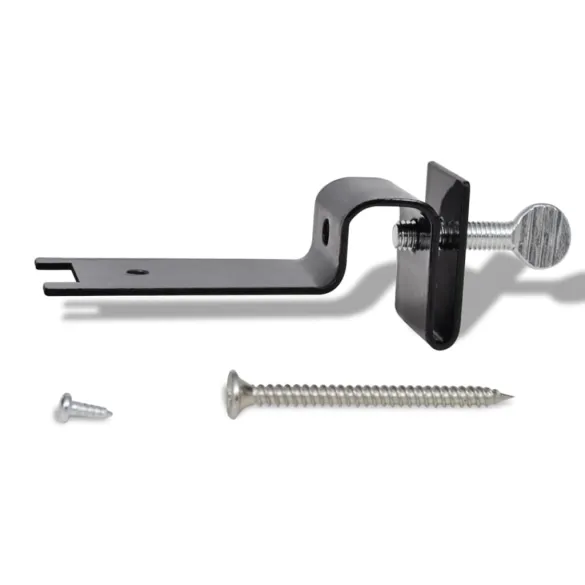 Set 6 Lămpi Solare pentru Gard | Negru | Livrare Gratuită