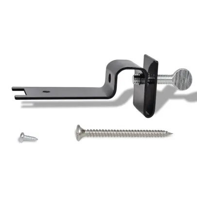 Set 6 Lămpi Solare pentru Gard | Negru | Livrare Gratuită