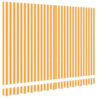 Material schimb marchiză 2.5x2 m galben-alb | VidaXL