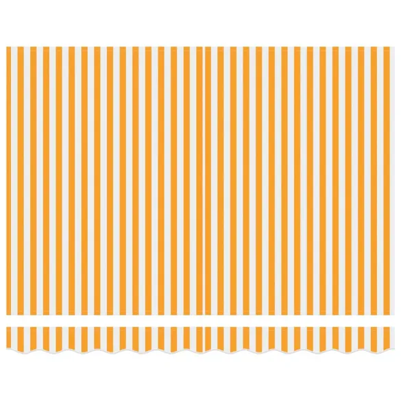 Material schimb marchiză 2.5x2 m galben-alb | VidaXL