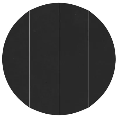Foaie de sol piscină rotundă, neagră, Ø 458 cm - Non-woven