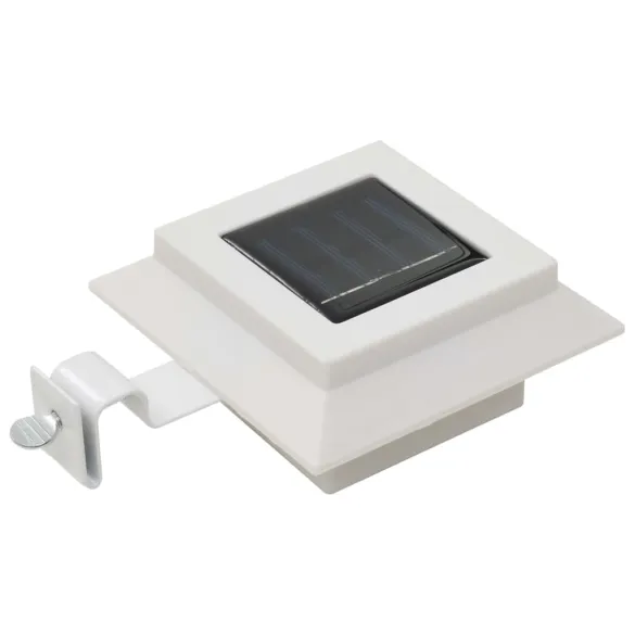 Lămpi Solare Exterior LED - 6 bucăți - Alb - 12 cm
