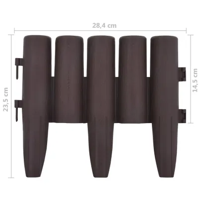 Borduri Gazon Maro - 36 buc - 10m - PP | Decor Gradina