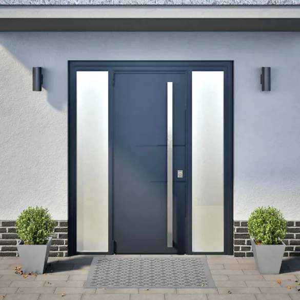 Jardiniere Grădină Oțel Galvanizat - Set 2 Bucăți 30x30cm