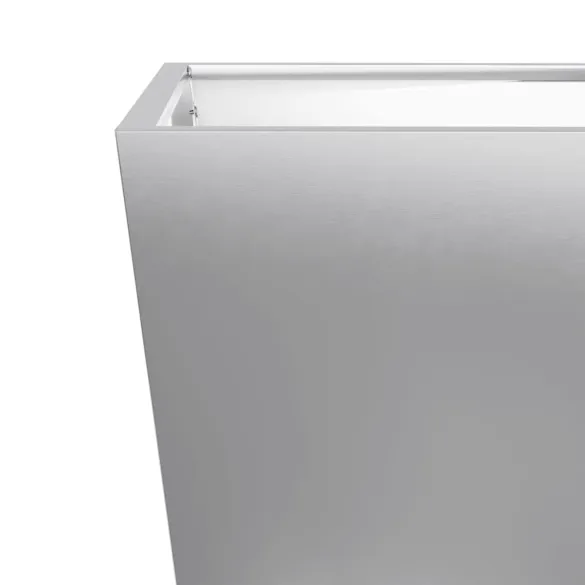 Jardiniere Grădină Oțel Galvanizat - Set 2 Bucăți 30x30cm