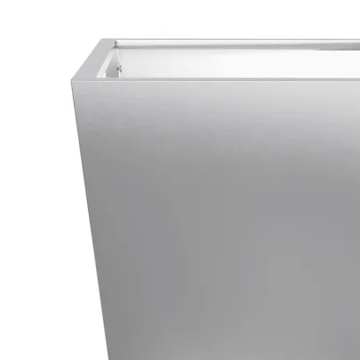 Jardiniere Grădină Oțel Galvanizat - Set 2 Bucăți 30x30cm