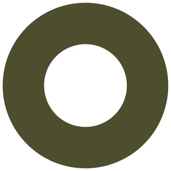 Ghiveci Plastic Verde Măsliniu - Interior/Exterior