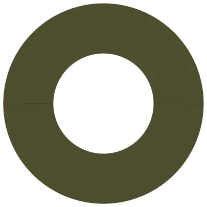 Ghiveci Plastic Verde Măsliniu - Interior/Exterior